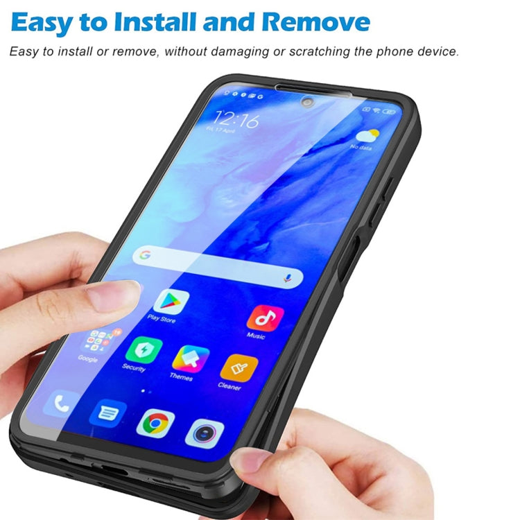 For Xiaomi Redmi Note 9S / Note 9 Pro Imitation Liquid Silicone 360 Full Body Phone Case