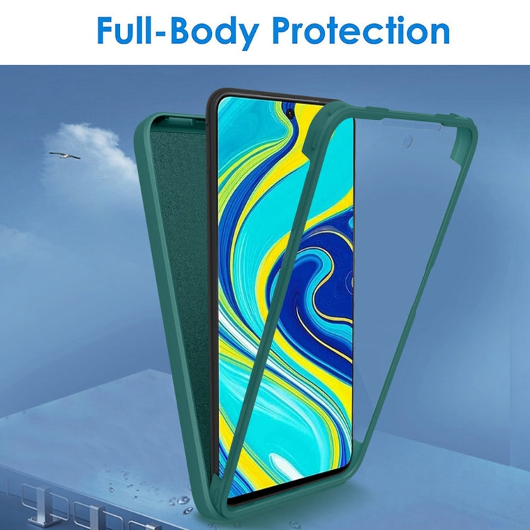 For Xiaomi Redmi Note 9S / Note 9 Pro Imitation Liquid Silicone 360 Full Body Phone Case
