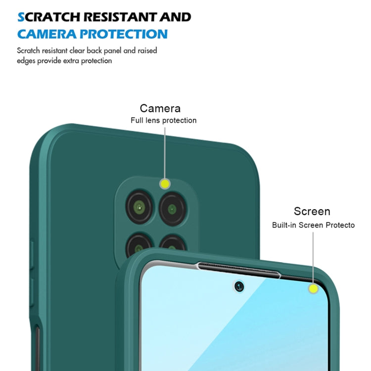 For Xiaomi Redmi Note 9S / Note 9 Pro Imitation Liquid Silicone 360 Full Body Phone Case