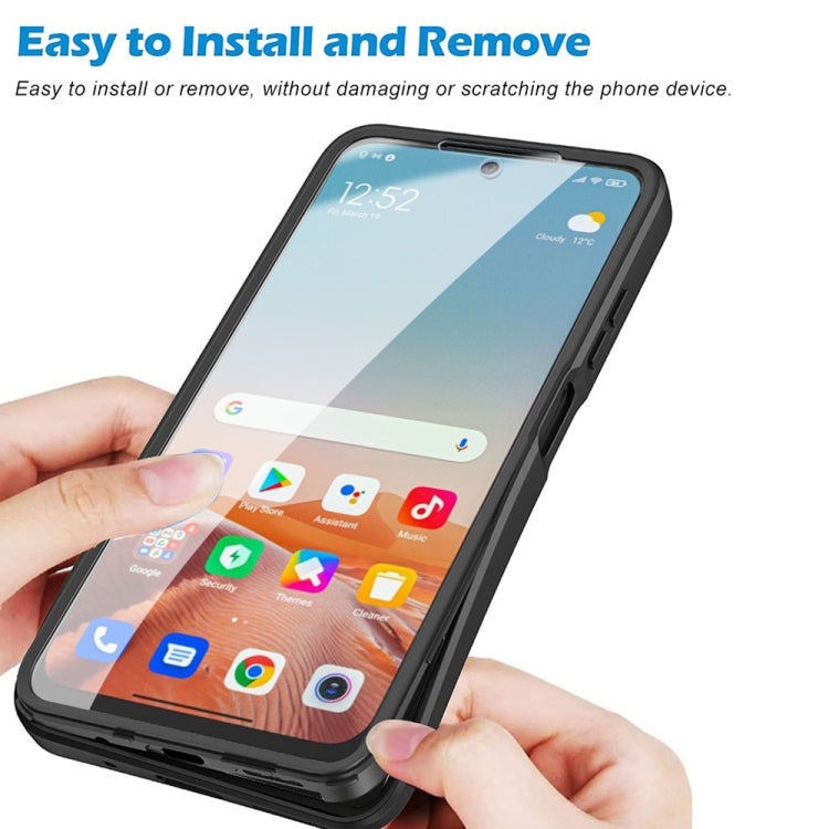 For Xiaomi Redmi Note 10 Imitation Liquid Silicone 360 Full Body Phone Case