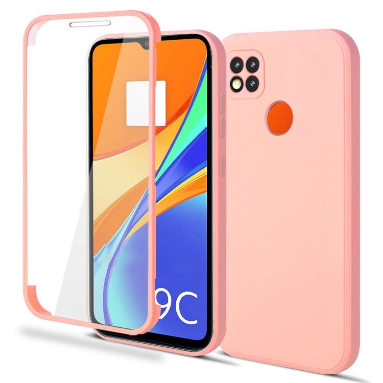 For Xiaomi Redmi 9C Imitation Liquid Silicone 360 Full Body Phone Case