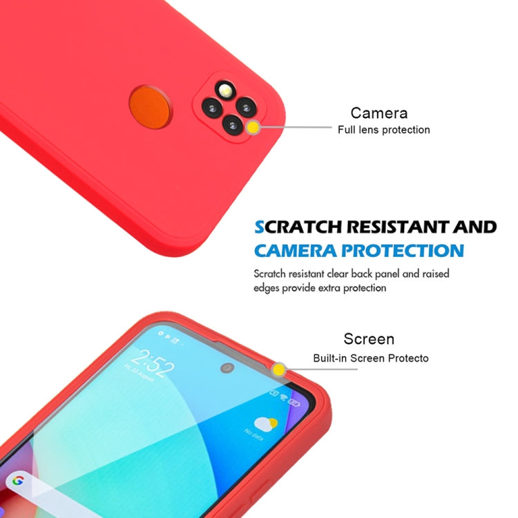 For Xiaomi Redmi 9C Imitation Liquid Silicone 360 Full Body Phone Case