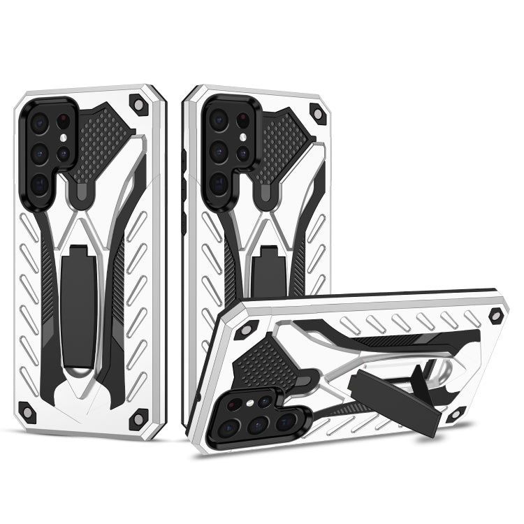 For Samsung Galaxy S22 Ultra 5G Shockproof TPU + PC Phone Case