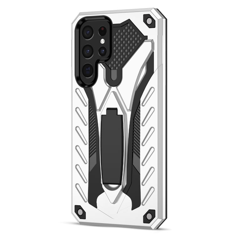 For Samsung Galaxy S22 Ultra 5G Shockproof TPU + PC Phone Case