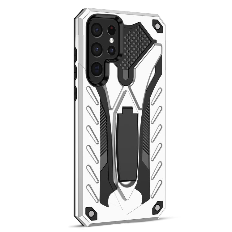 For Samsung Galaxy S22 Ultra 5G Shockproof TPU + PC Phone Case