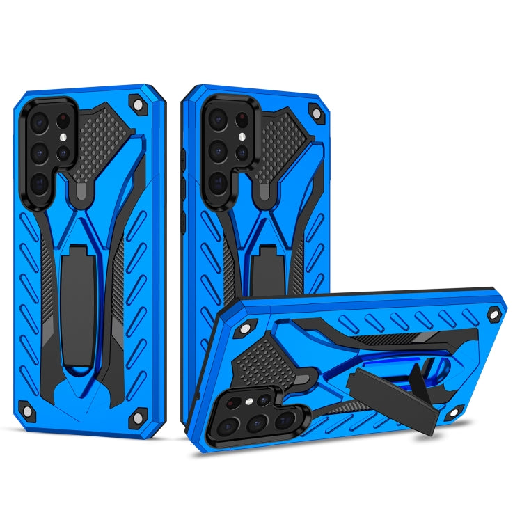 For Samsung Galaxy S22 Ultra 5G Shockproof TPU + PC Phone Case