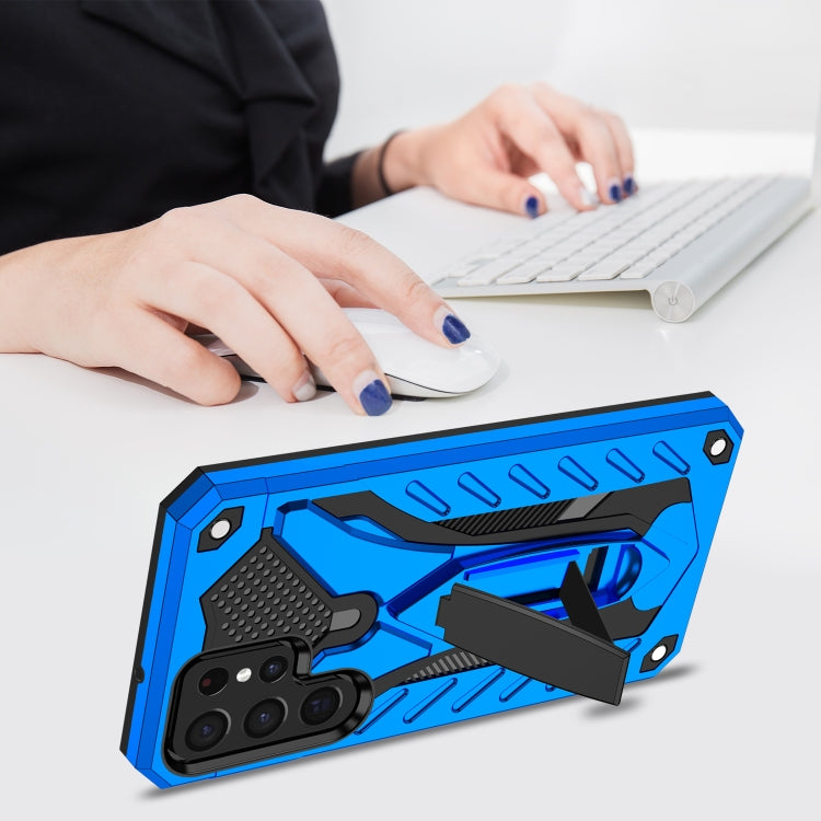 For Samsung Galaxy S22 Ultra 5G Shockproof TPU + PC Phone Case