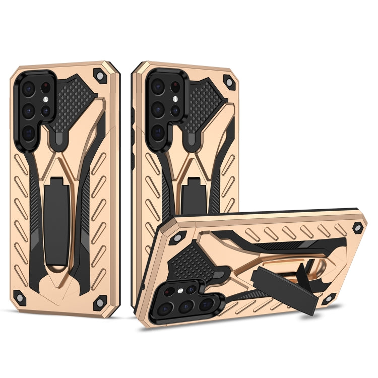 For Samsung Galaxy S22 Ultra 5G Shockproof TPU + PC Phone Case
