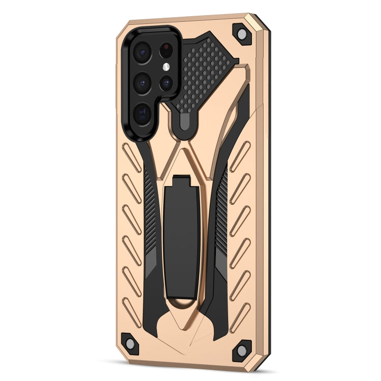 For Samsung Galaxy S22 Ultra 5G Shockproof TPU + PC Phone Case