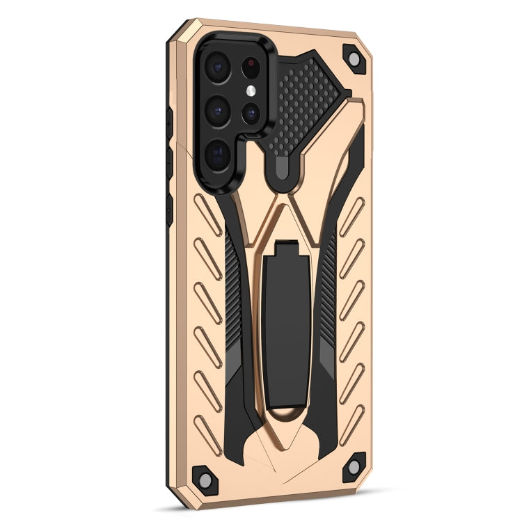 For Samsung Galaxy S22 Ultra 5G Shockproof TPU + PC Phone Case