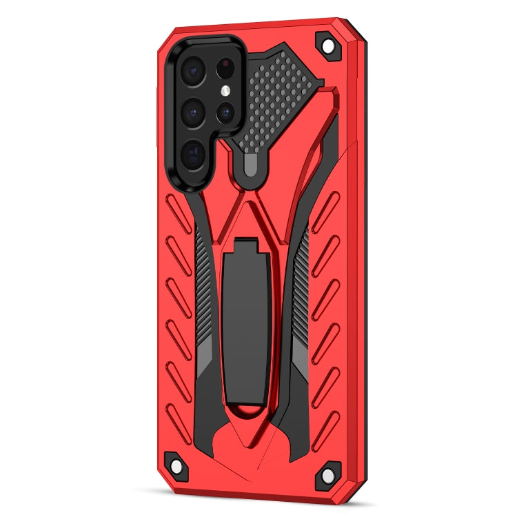 For Samsung Galaxy S22 Ultra 5G Shockproof TPU + PC Phone Case