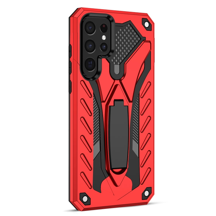 For Samsung Galaxy S22 Ultra 5G Shockproof TPU + PC Phone Case