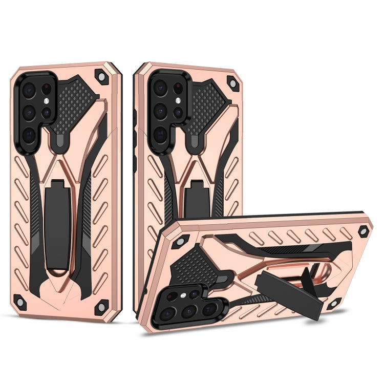 For Samsung Galaxy S22 Ultra 5G Shockproof TPU + PC Phone Case