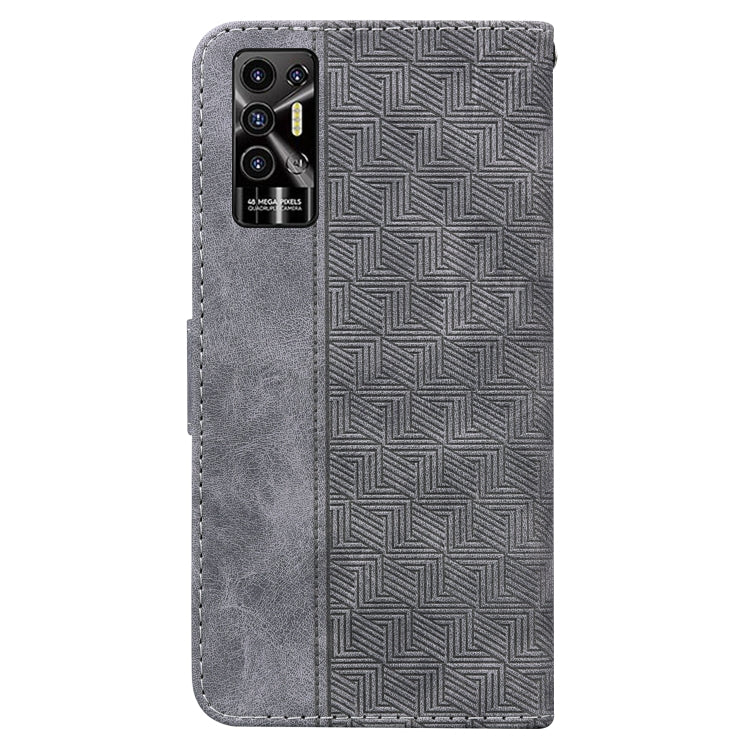 For Tecno Pova 2 Geometric Embossed Leather Phone Case