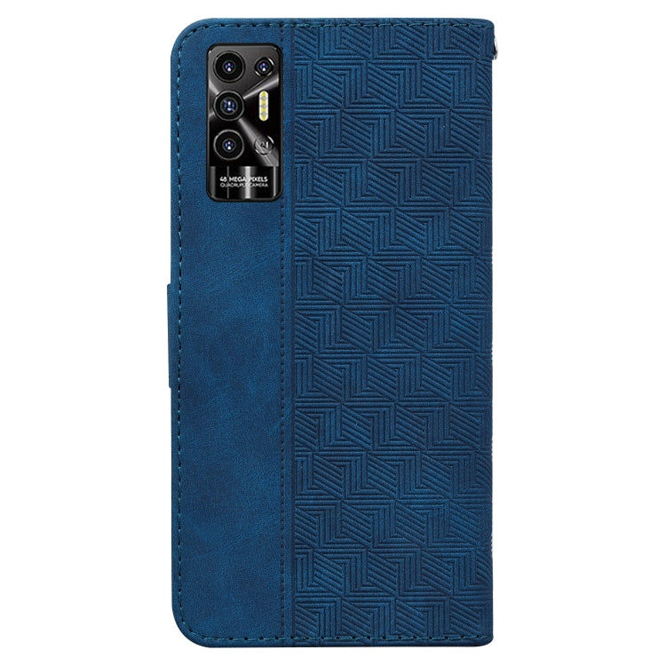 For Tecno Pova 2 Geometric Embossed Leather Phone Case