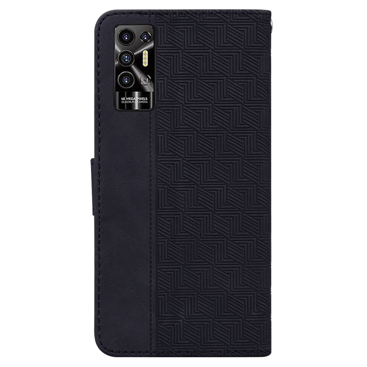 For Tecno Pova 2 Geometric Embossed Leather Phone Case