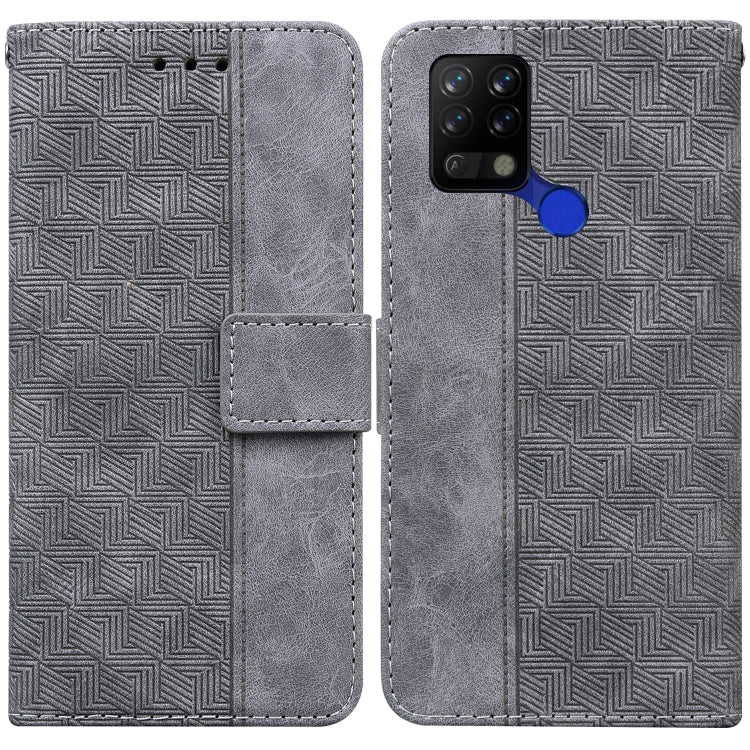 For Tecno Pova LD7 Geometric Embossed Leather Phone Case