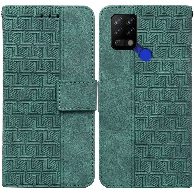 For Tecno Pova LD7 Geometric Embossed Leather Phone Case