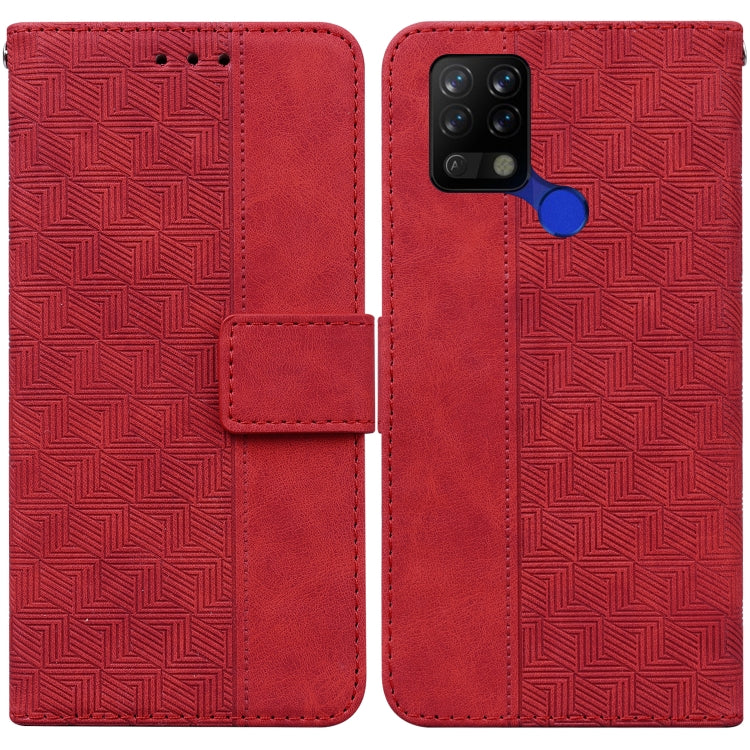 For Tecno Pova LD7 Geometric Embossed Leather Phone Case