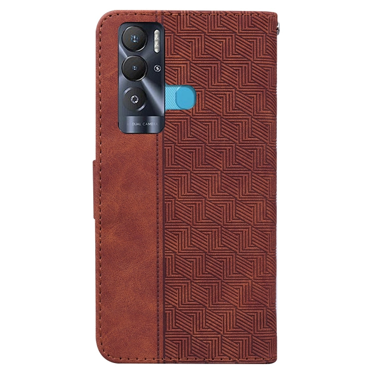 For Tecno Pova Neo LE6 Geometric Embossed Leather Phone Case