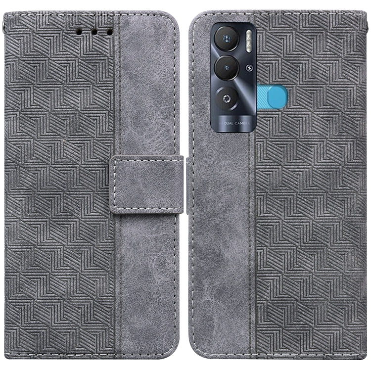 For Tecno Pova Neo LE6 Geometric Embossed Leather Phone Case