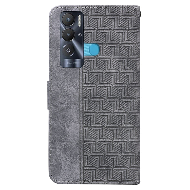For Tecno Pova Neo LE6 Geometric Embossed Leather Phone Case
