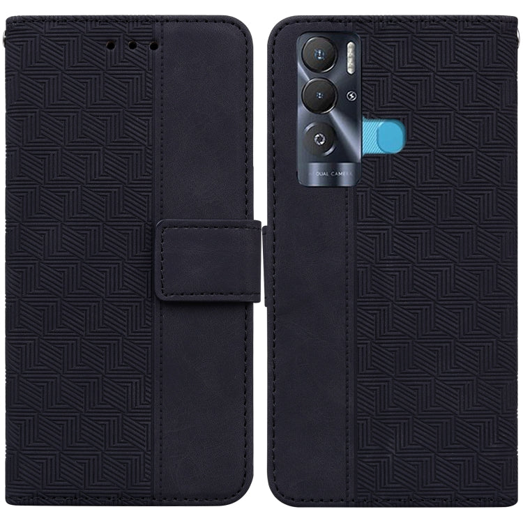 For Tecno Pova Neo LE6 Geometric Embossed Leather Phone Case