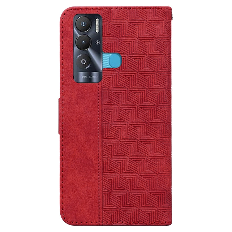 For Tecno Pova Neo LE6 Geometric Embossed Leather Phone Case