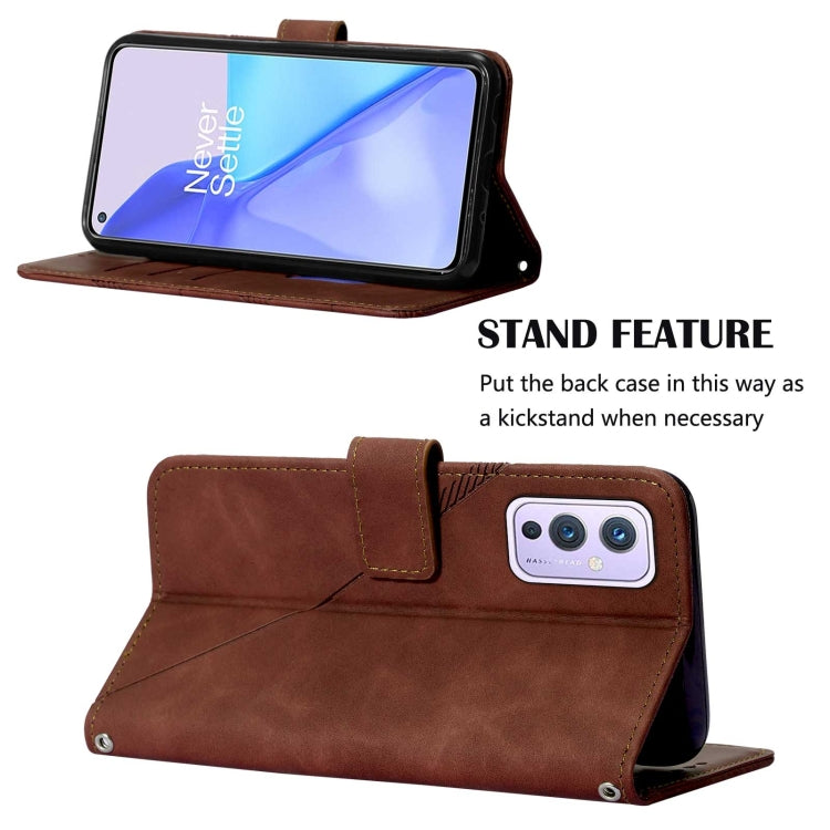 For OnePlus 9 EU / US Version Crossbody 3D Embossed Flip Leather Phone Case