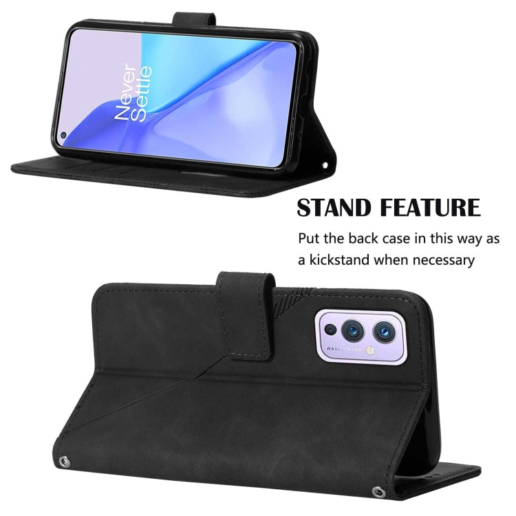 For OnePlus 9 EU / US Version Crossbody 3D Embossed Flip Leather Phone Case