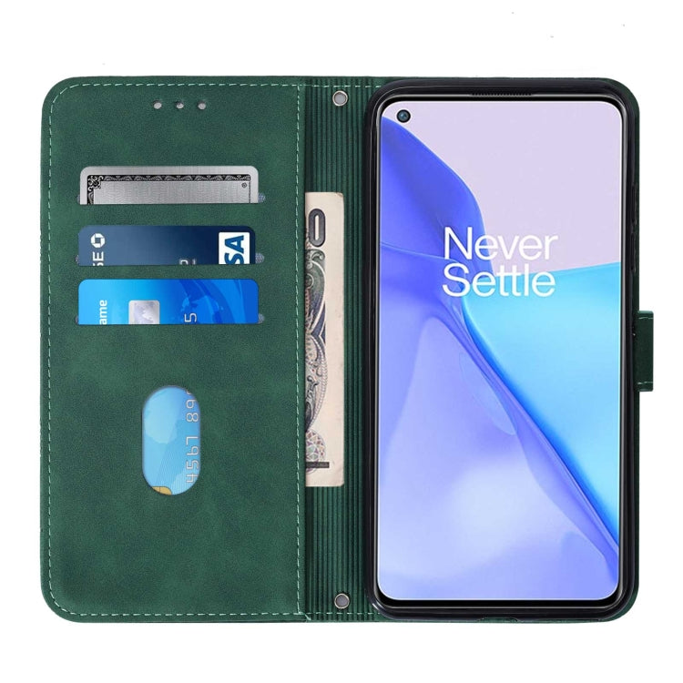 For OnePlus 9 EU / US Version Crossbody 3D Embossed Flip Leather Phone Case