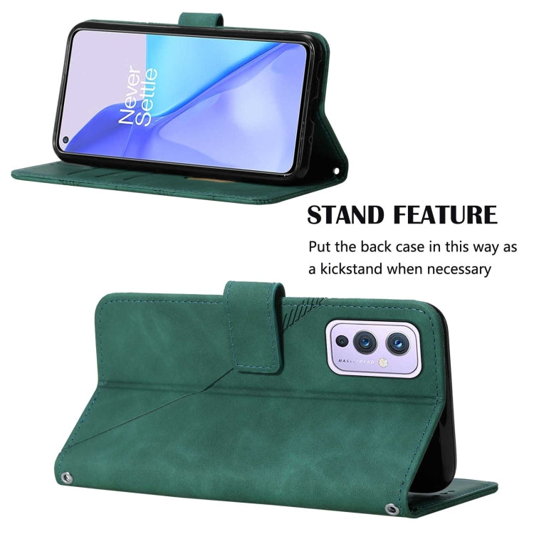 For OnePlus 9 EU / US Version Crossbody 3D Embossed Flip Leather Phone Case
