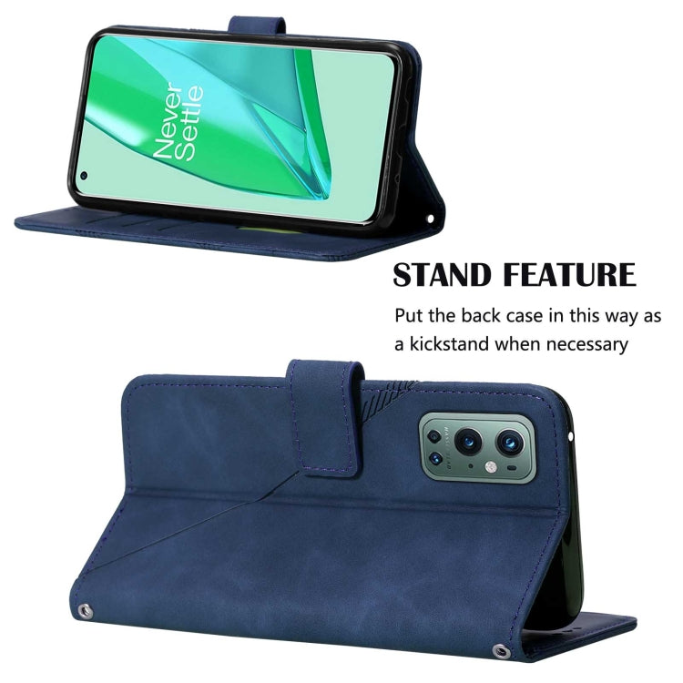 For OnePlus 9 Pro Crossbody 3D Embossed Flip Leather Phone Case