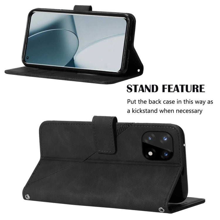 For OnePlus 10 Pro 5G Crossbody 3D Embossed Flip Leather Phone Case