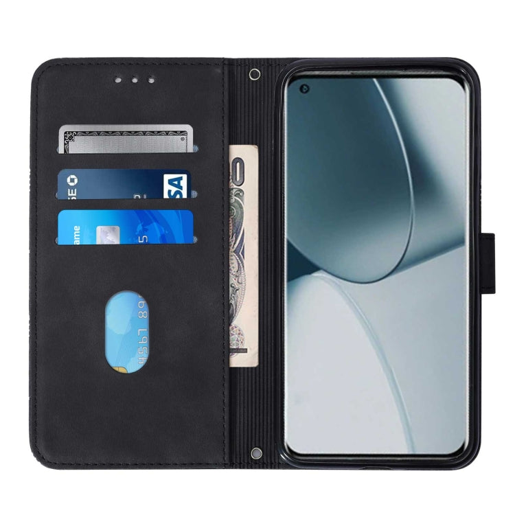 For OnePlus 10 Pro 5G Crossbody 3D Embossed Flip Leather Phone Case