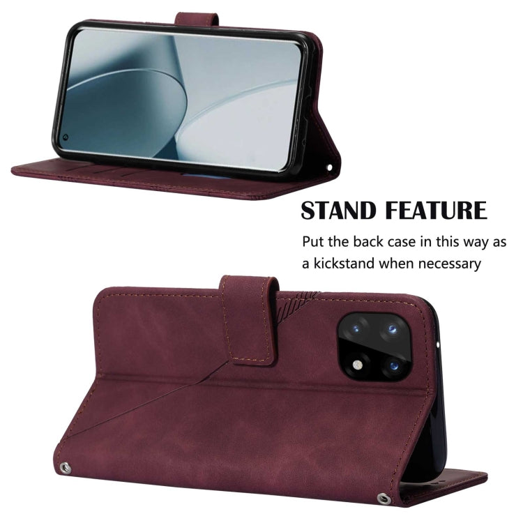 For OnePlus 10 Pro 5G Crossbody 3D Embossed Flip Leather Phone Case