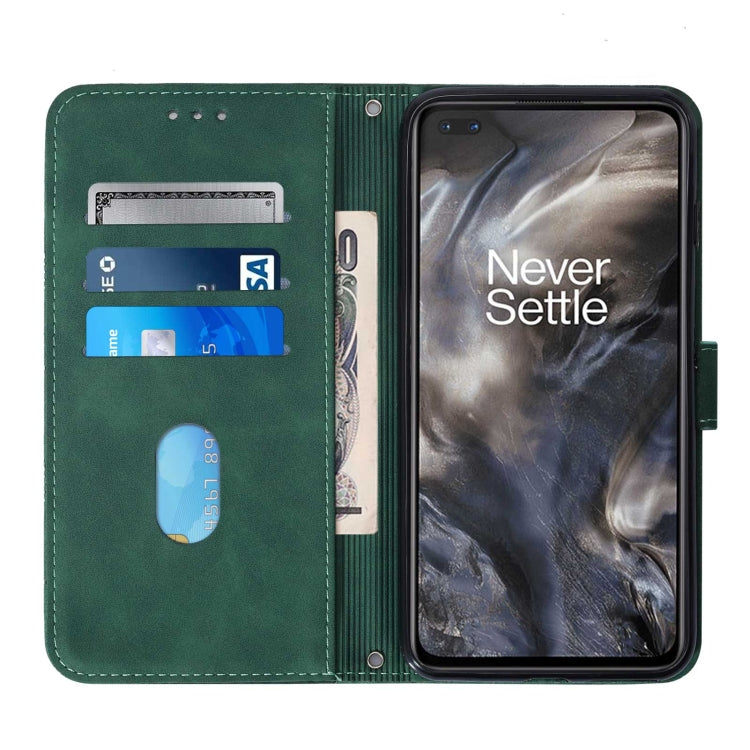 For OnePlus Nord Crossbody 3D Embossed Flip Leather Phone Case