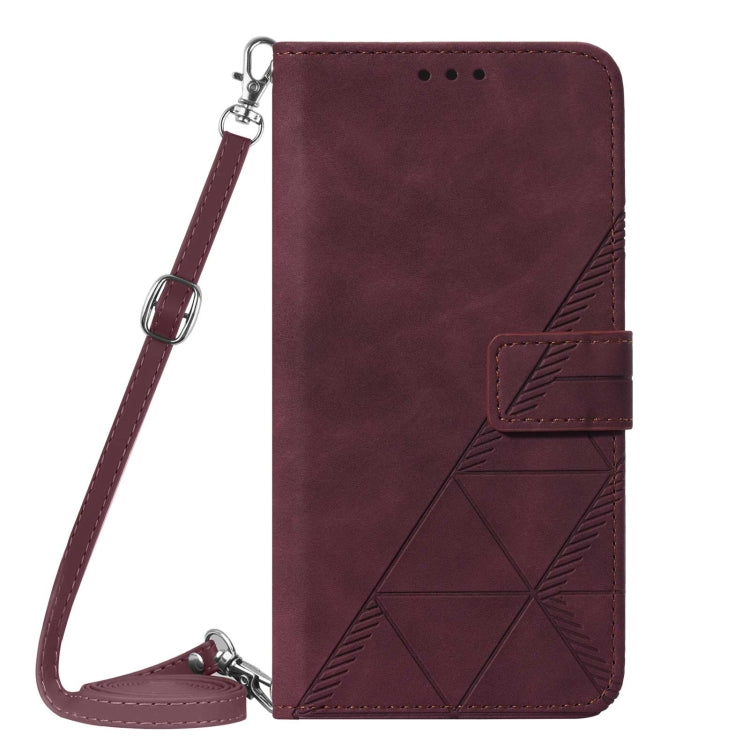 For OnePlus Nord 2 5G Crossbody 3D Embossed Flip Leather Phone Case