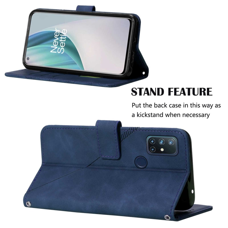 For OnePlus Nord N10 5G Crossbody 3D Embossed Flip Leather Phone Case
