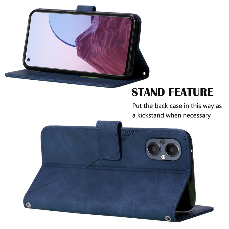 For OnePlus Nord N20 5G Crossbody 3D Embossed Flip Leather Phone Case