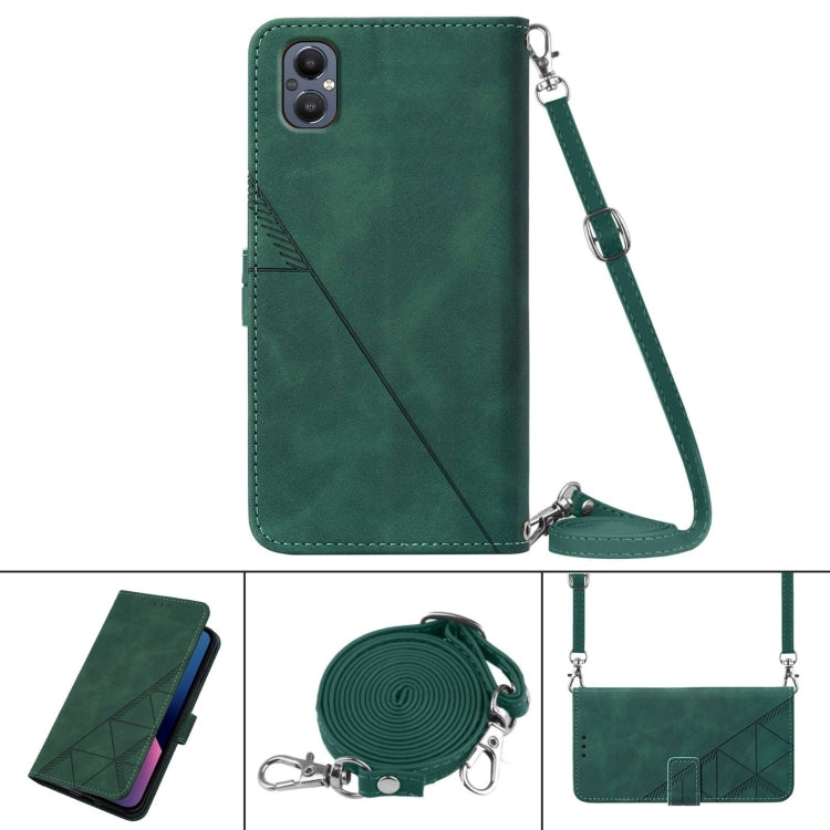 For OnePlus Nord N20 5G Crossbody 3D Embossed Flip Leather Phone Case