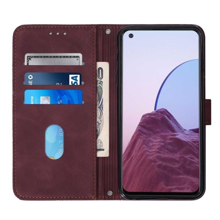 For OnePlus Nord N20 5G Crossbody 3D Embossed Flip Leather Phone Case