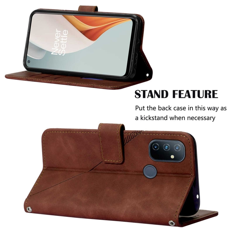 For OnePlus Nord N100 5G Crossbody 3D Embossed Flip Leather Phone Case