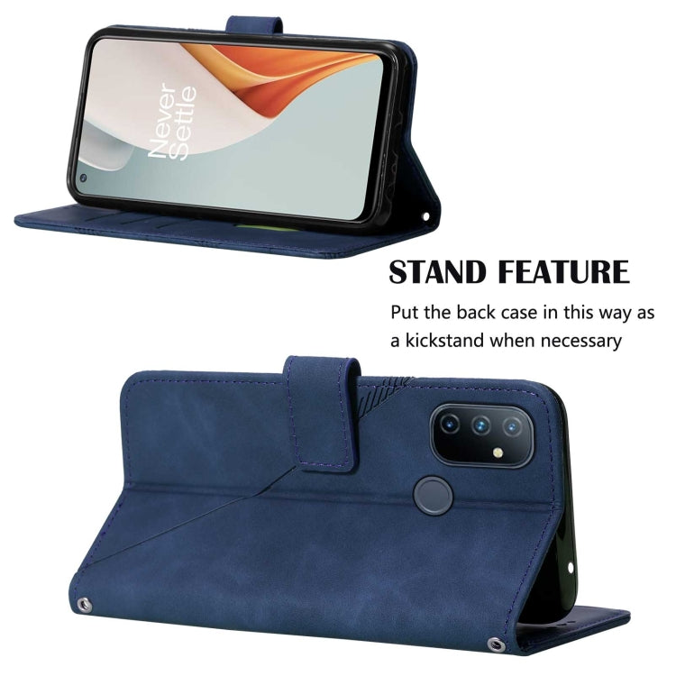 For OnePlus Nord N100 5G Crossbody 3D Embossed Flip Leather Phone Case