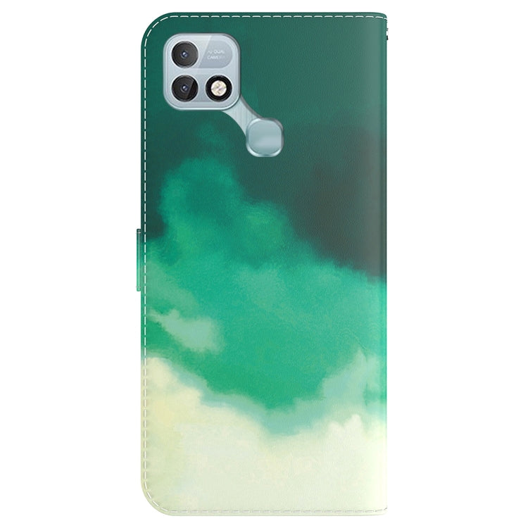 For Infinix Hot 10i / Smart 5 Pro X659B / PR652B / S658E Watercolor Pattern Horizontal Flip Leather Phone Case