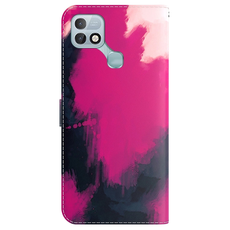 For Infinix Hot 10i / Smart 5 Pro X659B / PR652B / S658E Watercolor Pattern Horizontal Flip Leather Phone Case