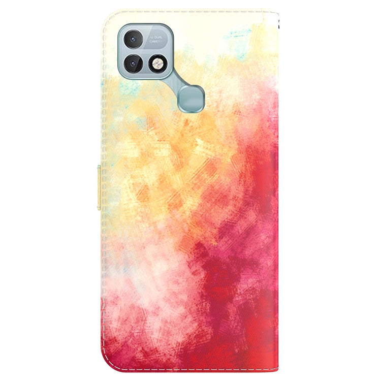 For Infinix Hot 10i / Smart 5 Pro X659B / PR652B / S658E Watercolor Pattern Horizontal Flip Leather Phone Case