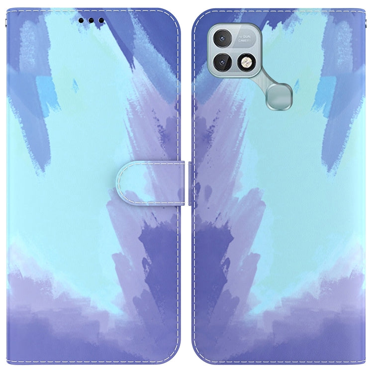 For Infinix Hot 10i / Smart 5 Pro X659B / PR652B / S658E Watercolor Pattern Horizontal Flip Leather Phone Case