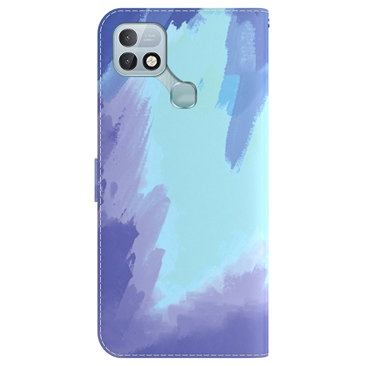 For Infinix Hot 10i / Smart 5 Pro X659B / PR652B / S658E Watercolor Pattern Horizontal Flip Leather Phone Case