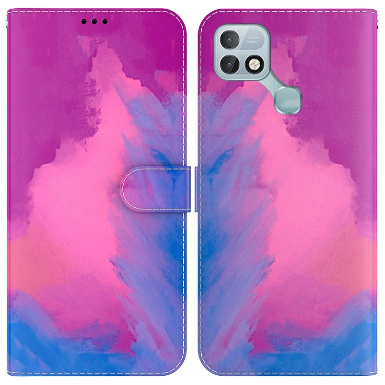For Infinix Hot 10i / Smart 5 Pro X659B / PR652B / S658E Watercolor Pattern Horizontal Flip Leather Phone Case